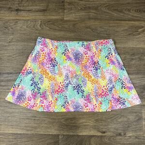 Ibkul Women’s Swing Skort Lessie Print Multicolor L